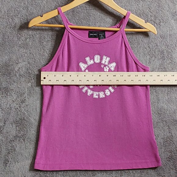 Vintage Xhilaration Pink Cheerleading Squad Tank Top Girl's Size 14/16 - Picture 4 of 5